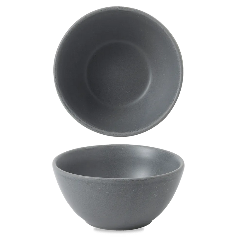 Nourish Seattle Gray Contour Snack Bowl 13*6.3 cm 12/box