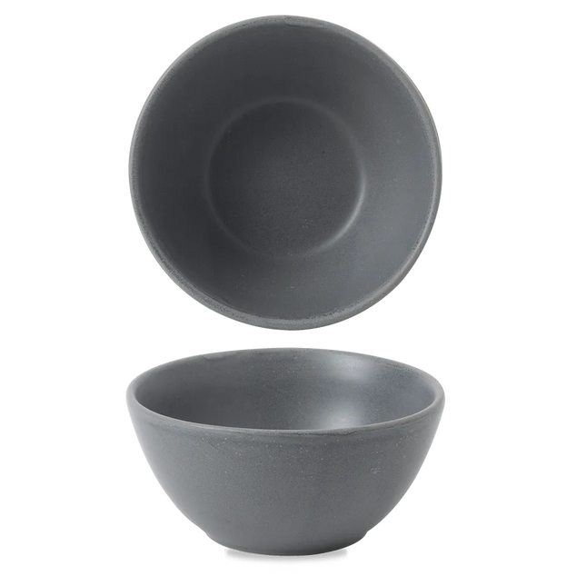 Nourish Seattle Gray Contour Snack Bowl 13*6.3 cm 12/box