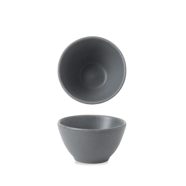 Nourish Seattle Gray Contour Dip Pot 8.3*4.8 cm 12/box