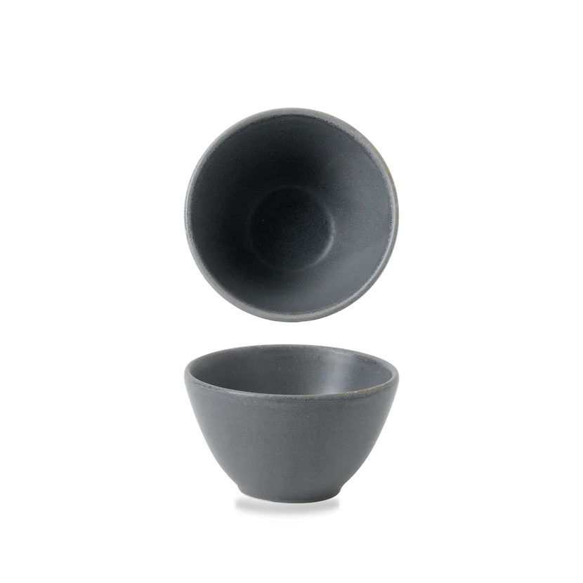 Nourish Seattle Gray Contour Deep Bowl 10.2*5.9 cm 12/box