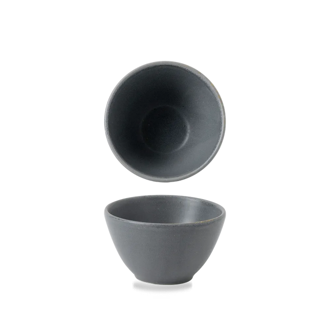 Nourish Seattle Gray Contour Deep Bowl 10.2*5.9 cm 12/box
