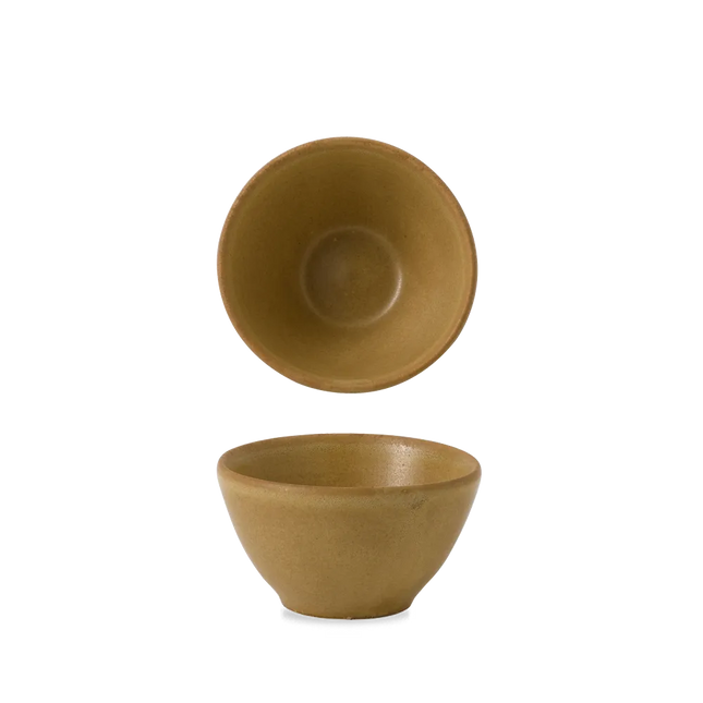 Nourish Petra Sand Contour Dip Pot 8.3*4.8 cm 12/box