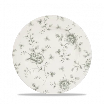 Rose Chintz Gray Profile Plate 8 1/4" 6/box