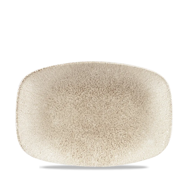 Raku Agate Grey Chefs Oblong Plate 9.35"X6.2" 12/box