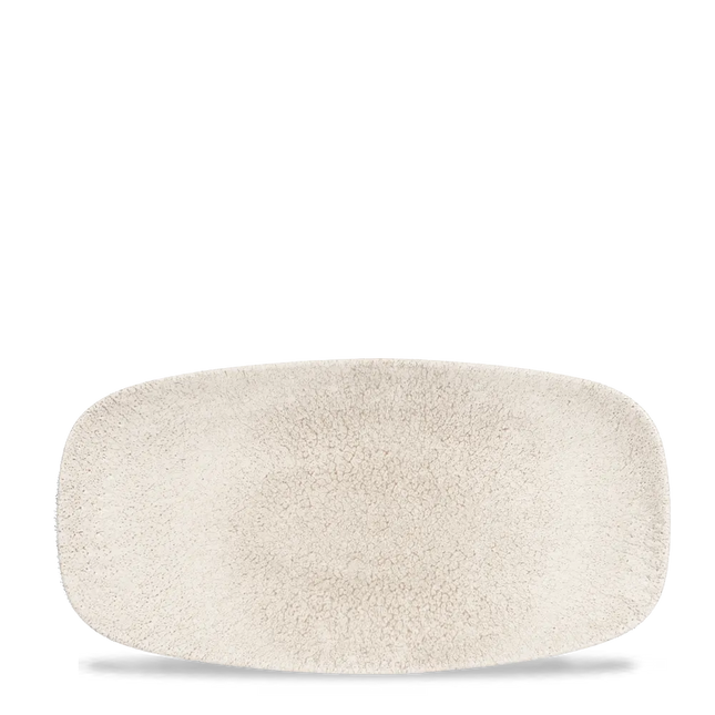 Raku Agate Grey Chefs Oblong Plate 29.8 x 15.3cm 12/box