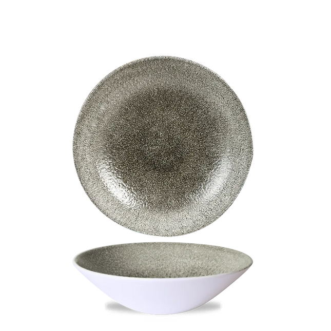 Raku Quartz Black Evolve Deep Coupe Bowl 19 cm 6/box