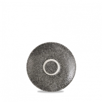 Raku Quartz Black Espresso Saucer 11.8 cm 12/box