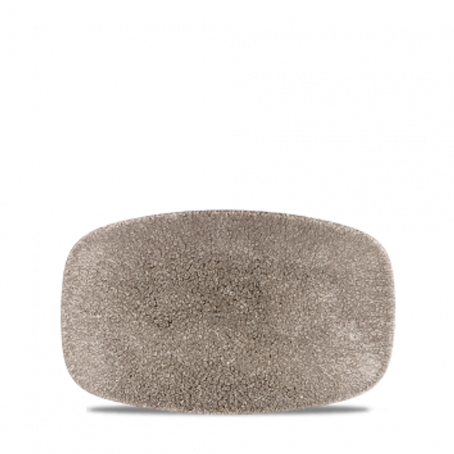 Raku Quartz Black Oblong Chefs Plate 20 x 12.1cm 12/box