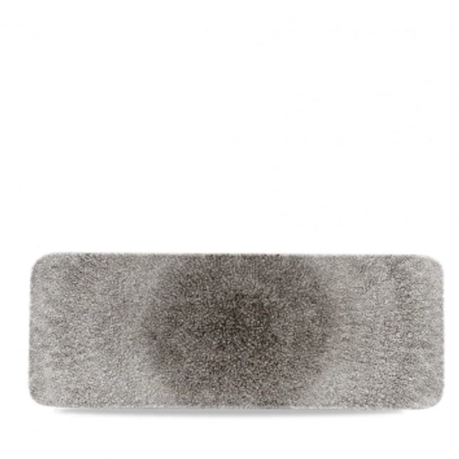 Raku Quartz Black Rect Tile 37.6 x 14cm 4/box