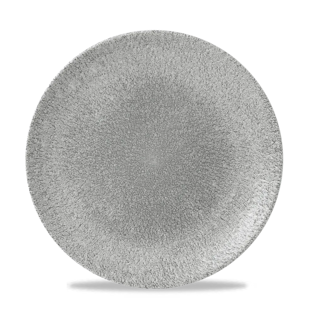 Raku Jasper Grey Evolve Coupe Plate 26cm 12/box