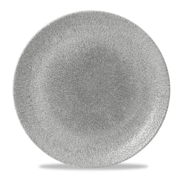 Raku Jasper Grey Evolve Coupe Plate 29cm 12/box