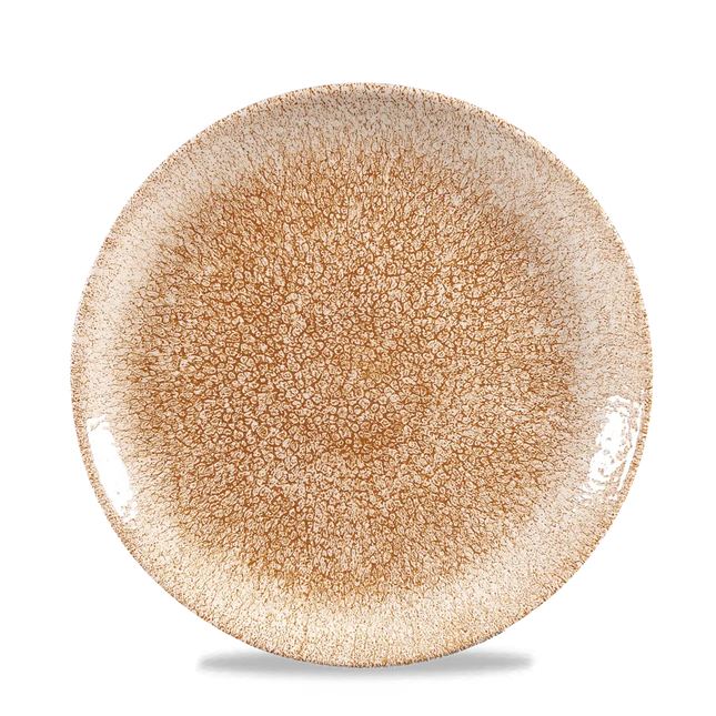 Raku Garnet Orange Evolve Coupe Plate 22cm 12/box