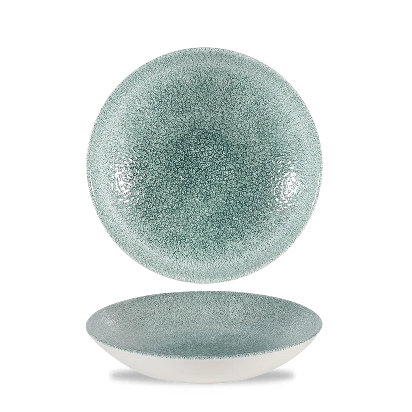 Raku Jade Green Evolve Coupe Bowl 18cm 12/box