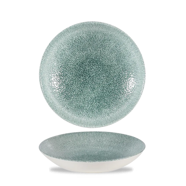 Raku Jade Green Evolve Coupe Bowl 18cm 12/box