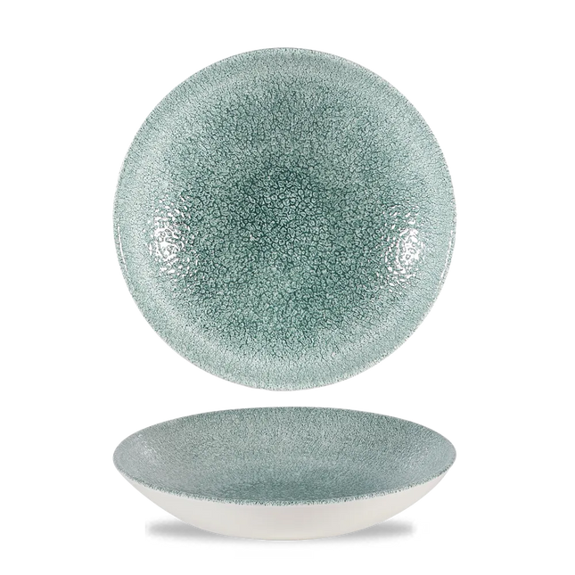 Raku Jade Green Evolve Coupe Bowl 25cm 12/box