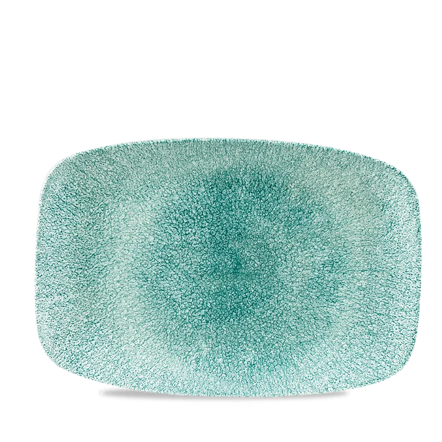 Raku Jade Green Oblong Chefs Plate 30 x 19.9cm 6/box