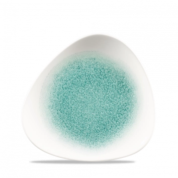 Raku Jade Green Lotus Plate 18cm 12/box