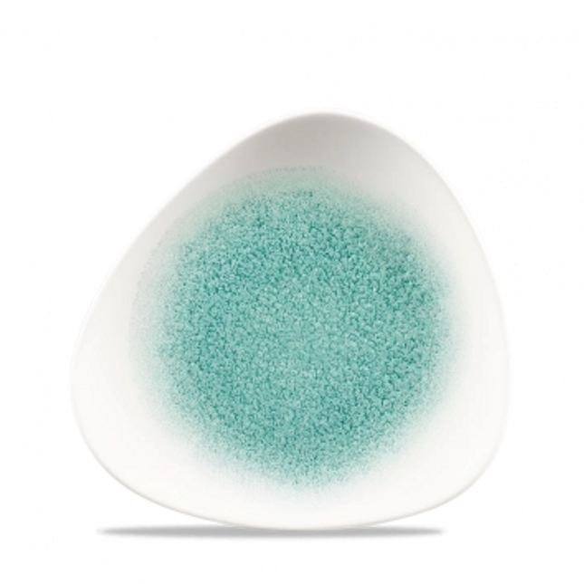 Raku Jade Green Lotus Plate 18cm 12/box