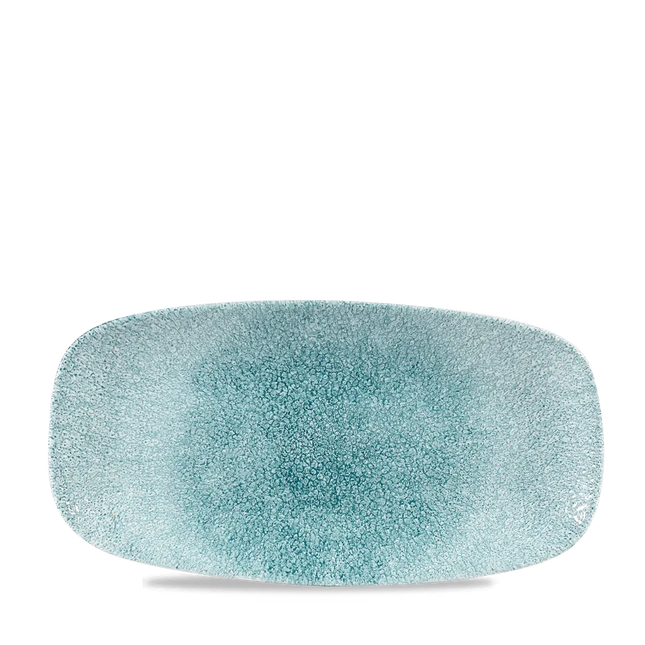 Raku Jade Green Chefs Oblong Plate 29.8 x 15.3cm12/box
