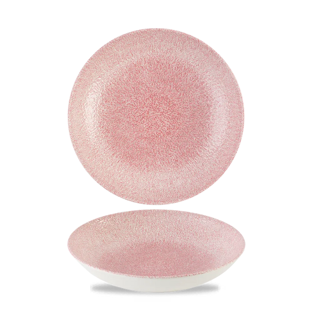 Raku Pink Quartz Evolve Coupe Bowl 18,2cm 12/box