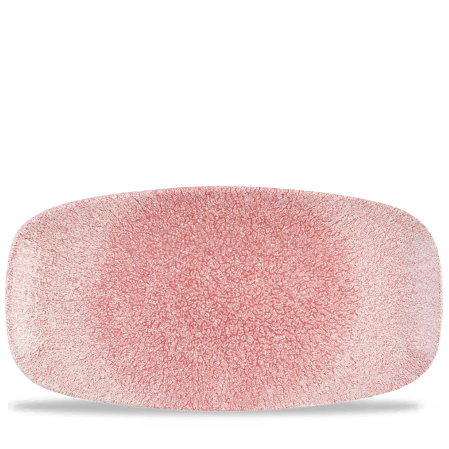 Raku Pink Quartz Chefs Oblong Plate 6/box