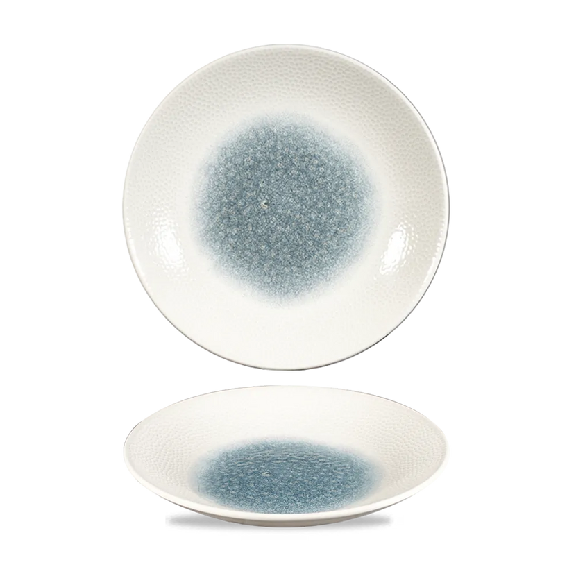 Raku Topaz Blue Isla Deep Coupe Plate 25cm 12/box