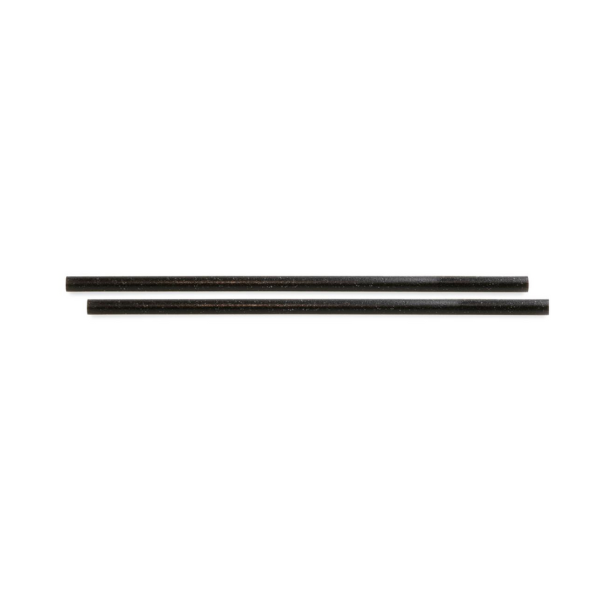 Refork Drinking Straw Black 6*20cm p.100 pcs