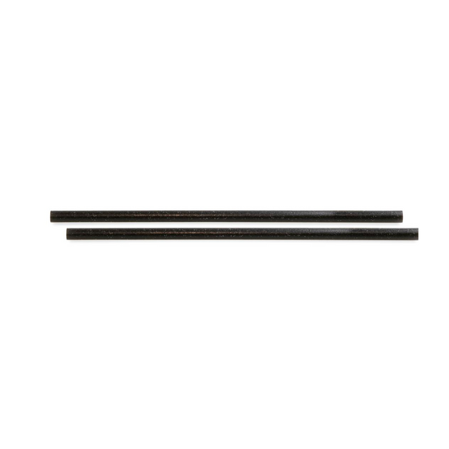 Refork Drinking Straw Black 6*20cm p.100 pcs
