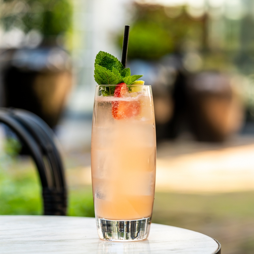 Onis Endessa Beverage glas 355 ml close-up longdrinkglas professioneel horecaglas