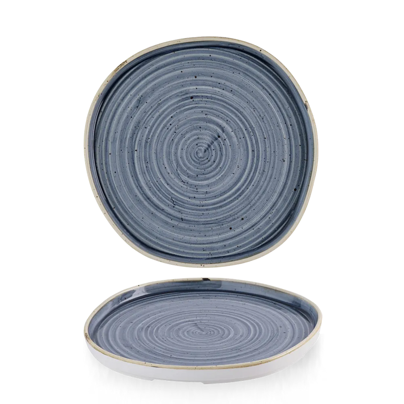 Stonecast Blueberry Organic Walled Plate 25,5cm 6/box