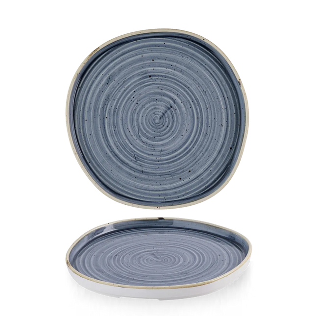 Stonecast Blueberry Organic Walled Plate 25.5cm 6/box