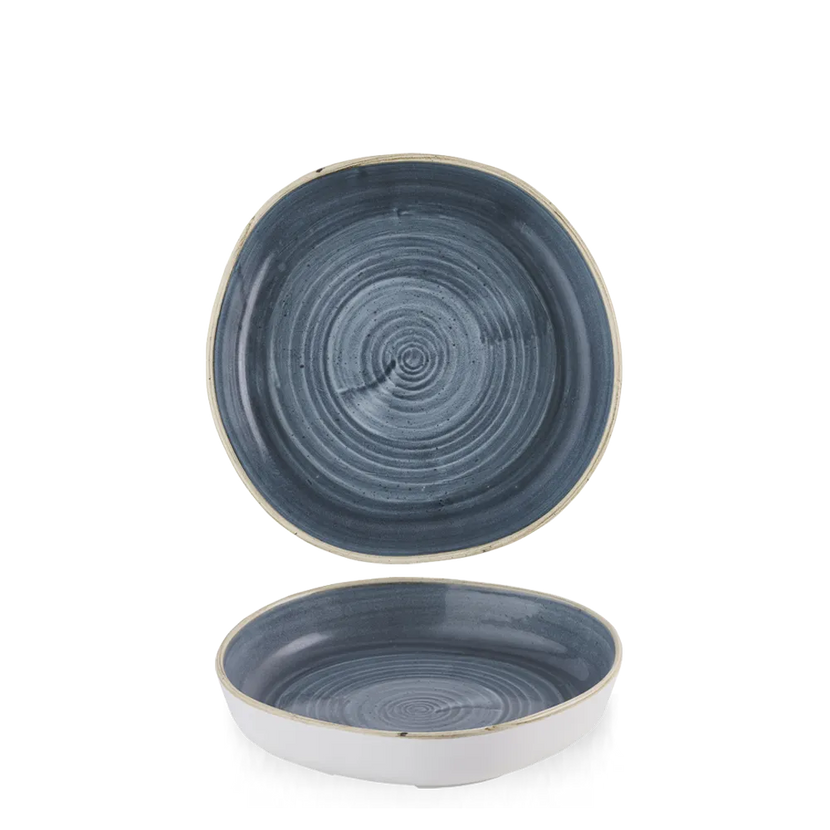 Stonecast Blueberry Organic Walled Bowl 20cm x 4.5cm 6/box