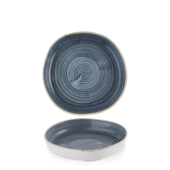 Stonecast Blueberry Organic Walled Bowl 20cm x 4.5cm 6/box