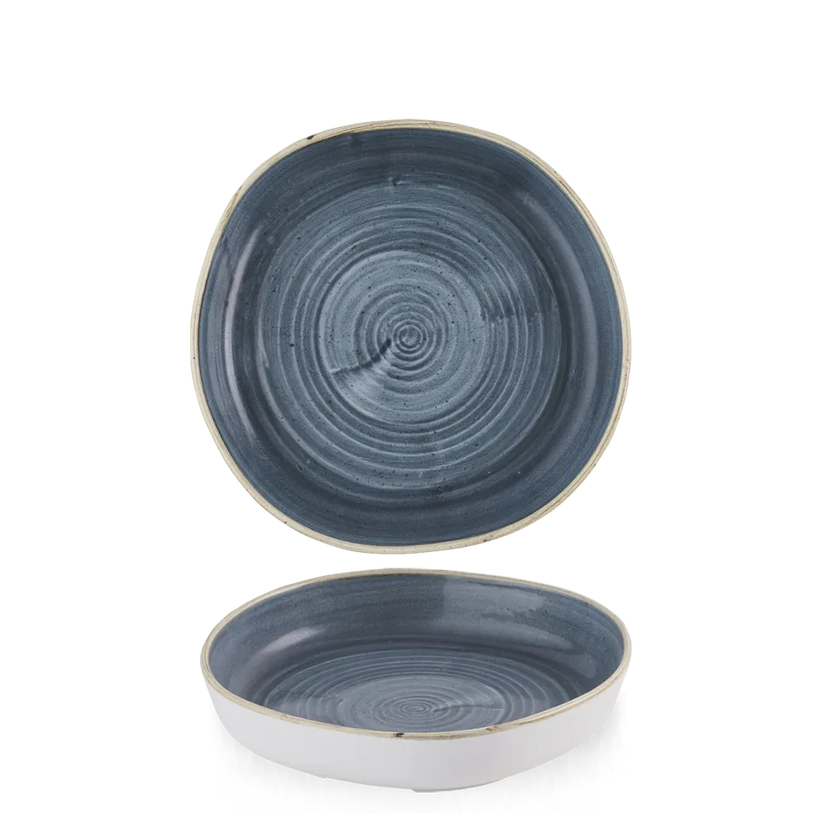 Stonecast Blueberry Organic Walled Bowl 23cm x 4.5cm 6/box