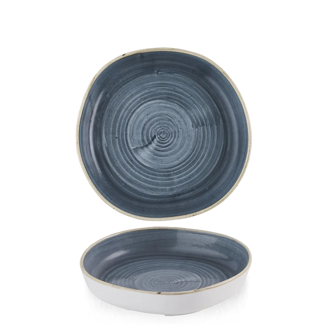 Stonecast Blueberry Organic Walled Bowl 23cm x 4.5cm 6/box