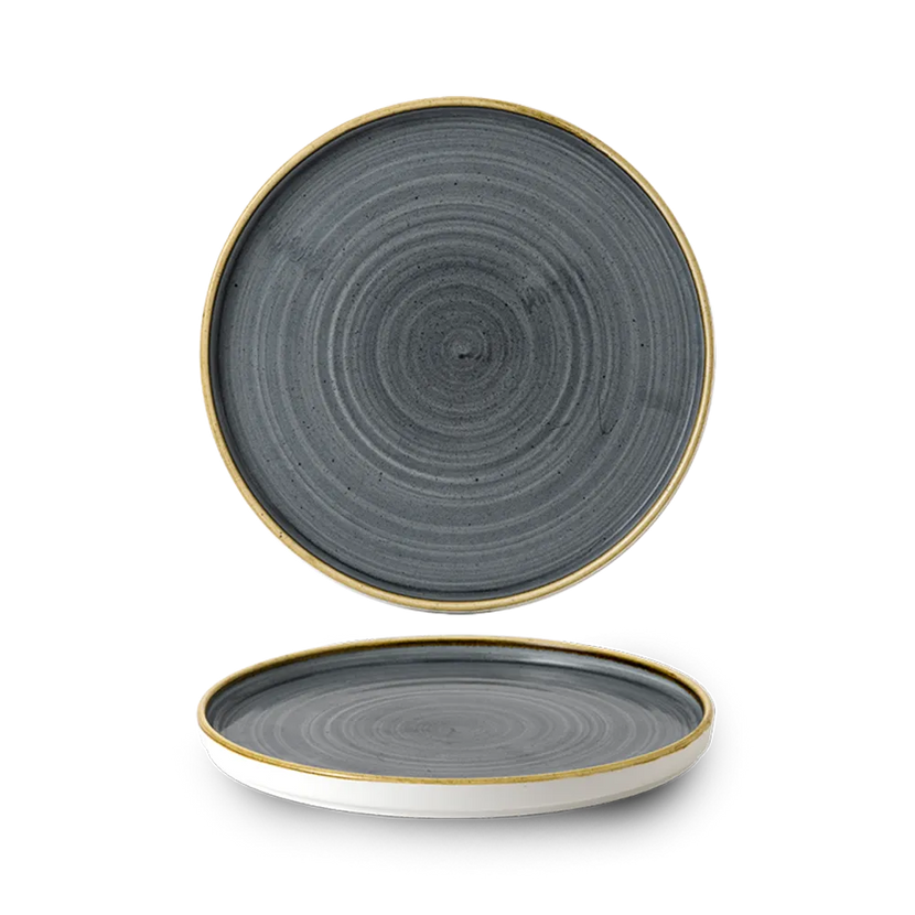 Blueberry Walled Plate 21cm 6/box