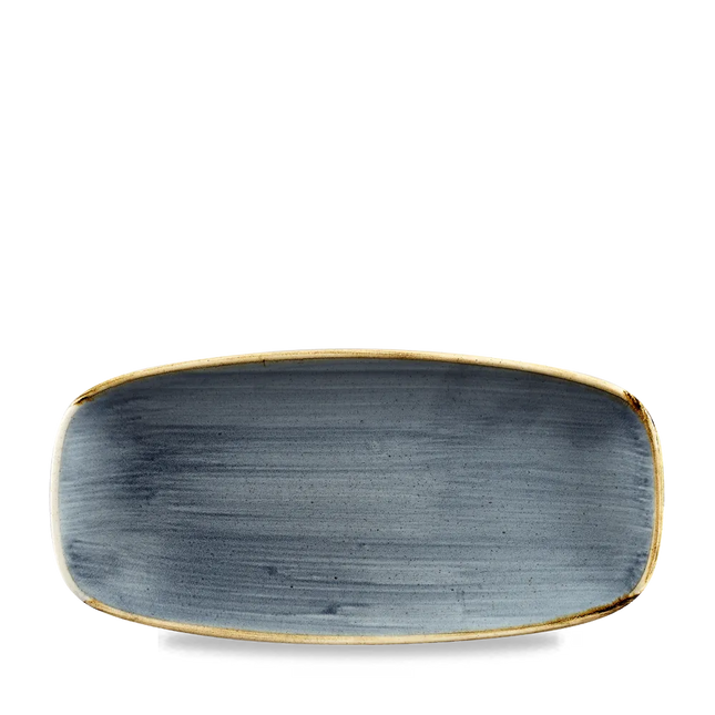 Stonecast Blueberry Chefs Oblong Plate 26.9X12.7 cm 12/box