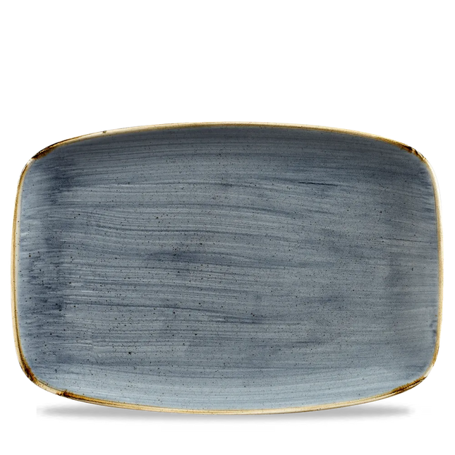 Stonecast Blueberry Oblong Chefs Plate 34.4X23.4 cm 6/box