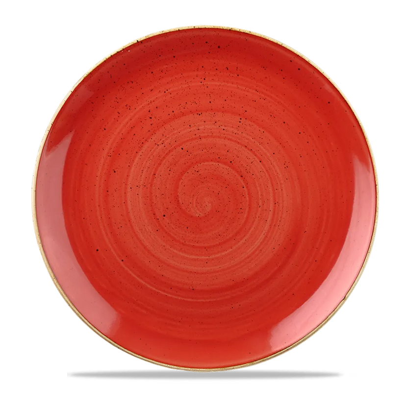 Stonecast Berry Red Evolve Coupe Plate 29cm 12/box