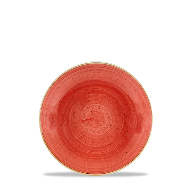 Stonecast Berry Red Evolve Coupe Bowl 18cm 12/box