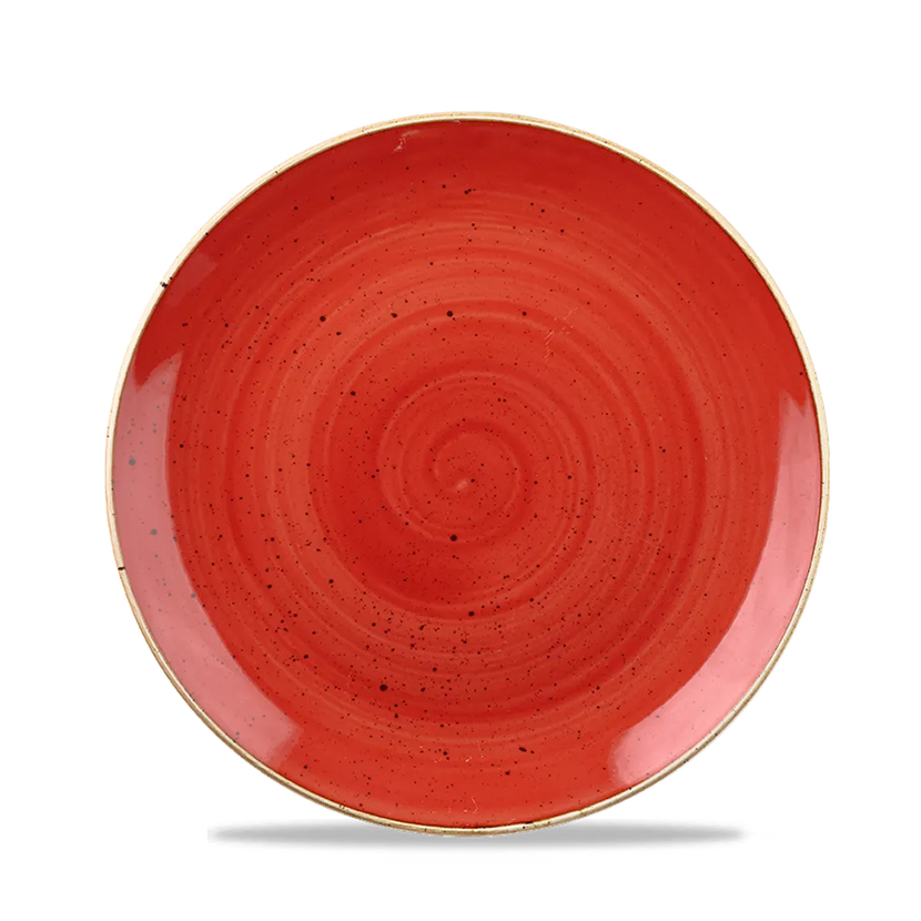 Stonecast Berry Red Evolve Coupe Bowl 25cm 12/box