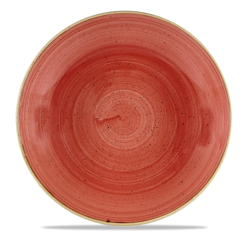 Stonecast Berry Red Coupe Large Bowl 30cm 6/box