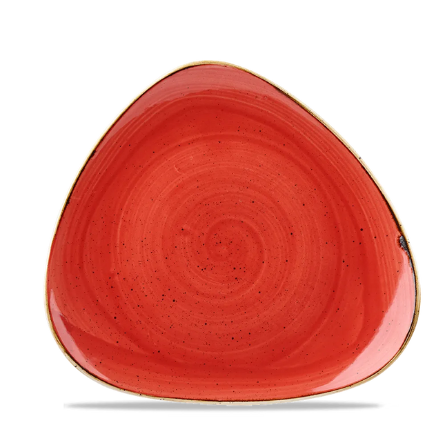 Stonecast Berry Red Lotus Plate 18cm 12/box