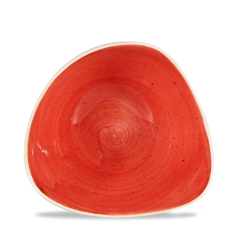 Stonecast Berry Red Lotus Bowl 18cm 12/box