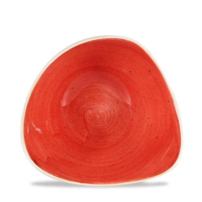 Stonecast Berry Red Lotus Bowl 18cm 12/box
