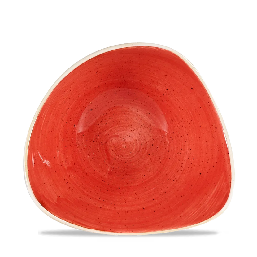 Stonecast Berry Red Lotus Bowl 23cm 12/box