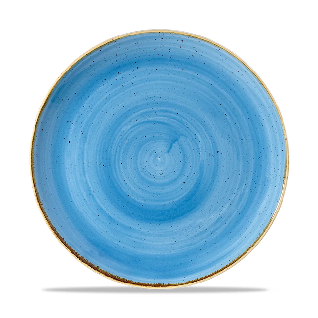 Stonecast Cornflower Blue Coupe Plate 26cm 12/box