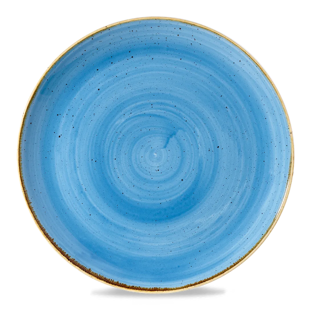 Stonecast Cornflower Blue Round Evolve Plate 30cm 6/box