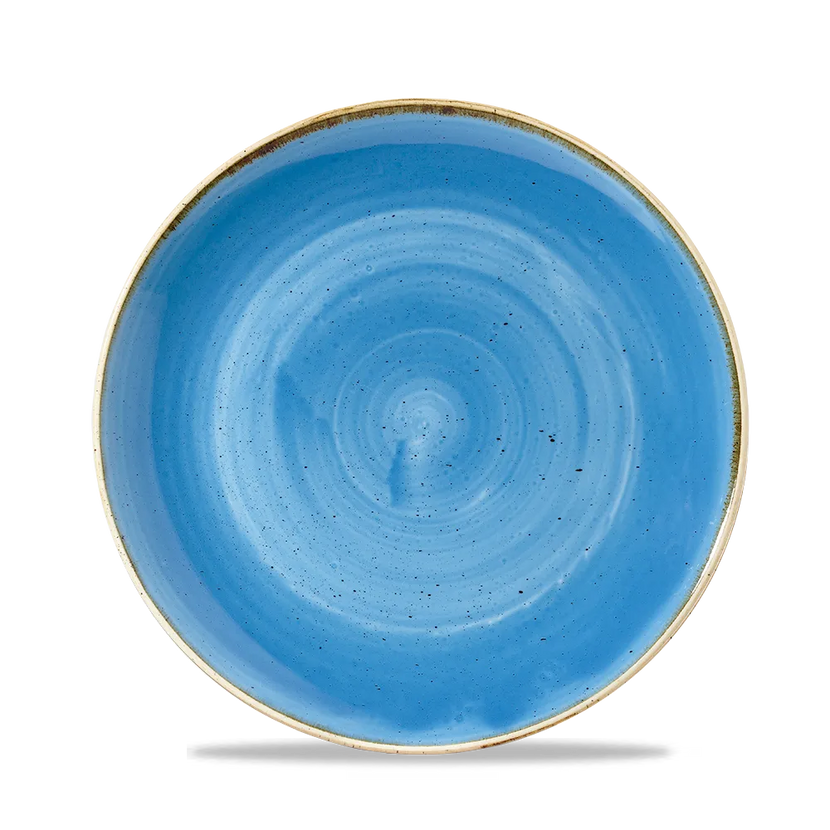 Stonecast Cornflower Blue Coupe Bowl 25cm 12/box