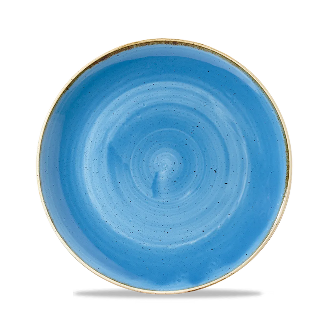 Stonecast Cornflower Blue Coupe Bowl 25cm 12/box